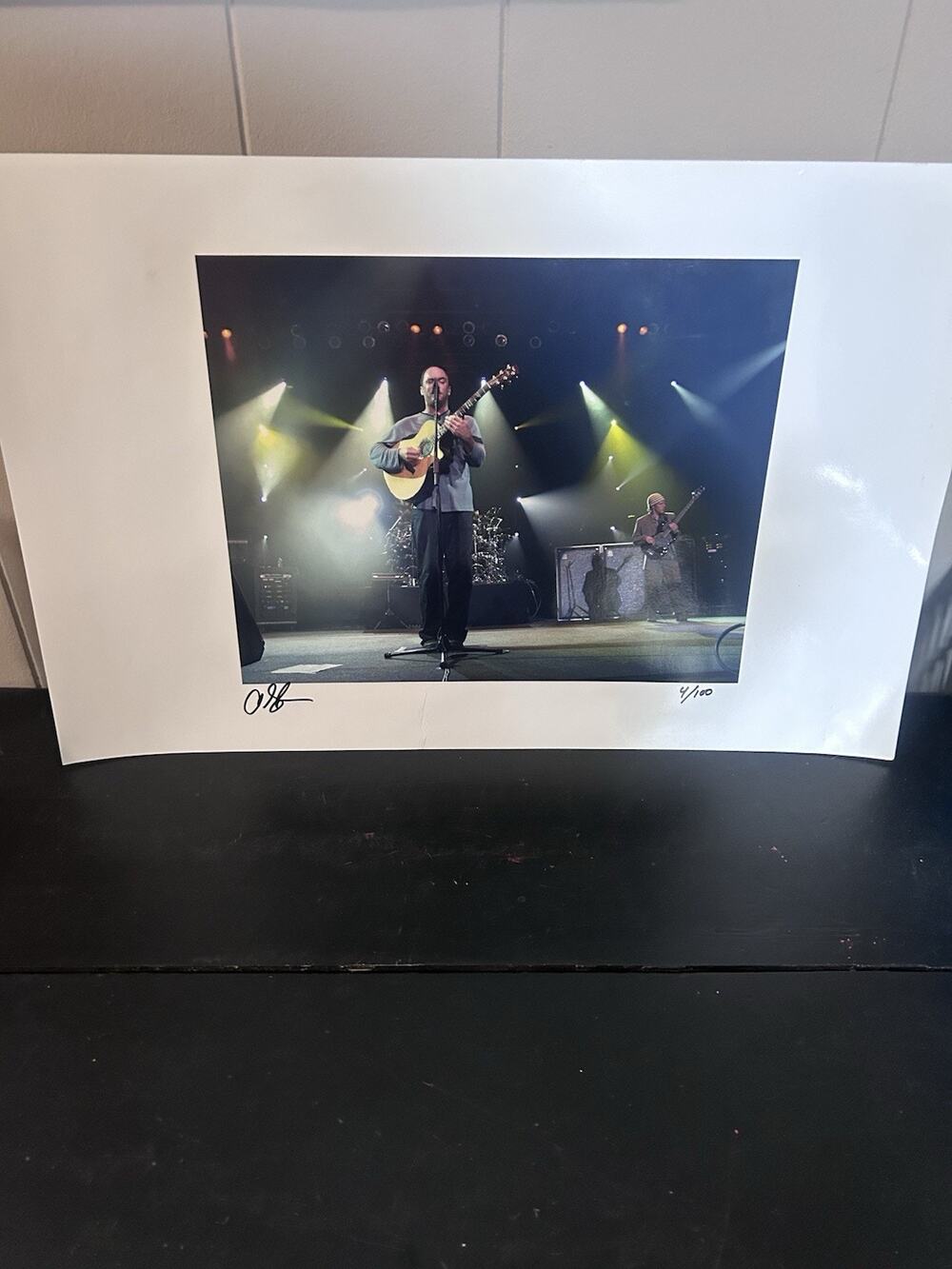 Dave Matthews Band Signed Limited Edition Concert Photo Print 4/100 DMB #1